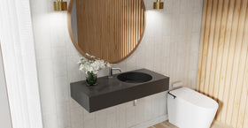 Wall Mounted Sink WT-02-A-BLK
