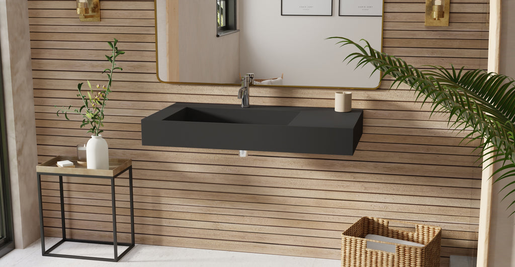 Wall Mounted Sink WT-04-A-BLK