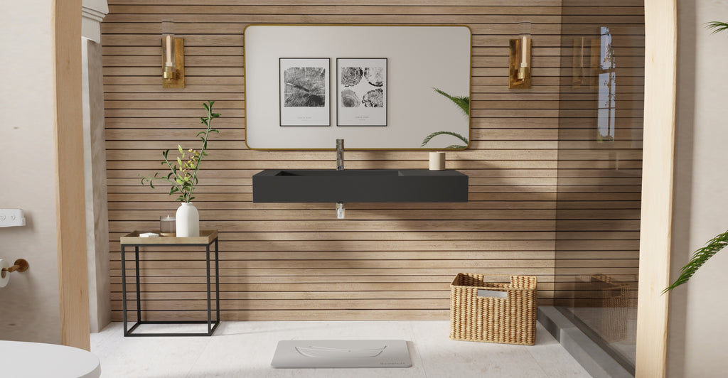 Wall Mounted Sink WT-04-A-BLK