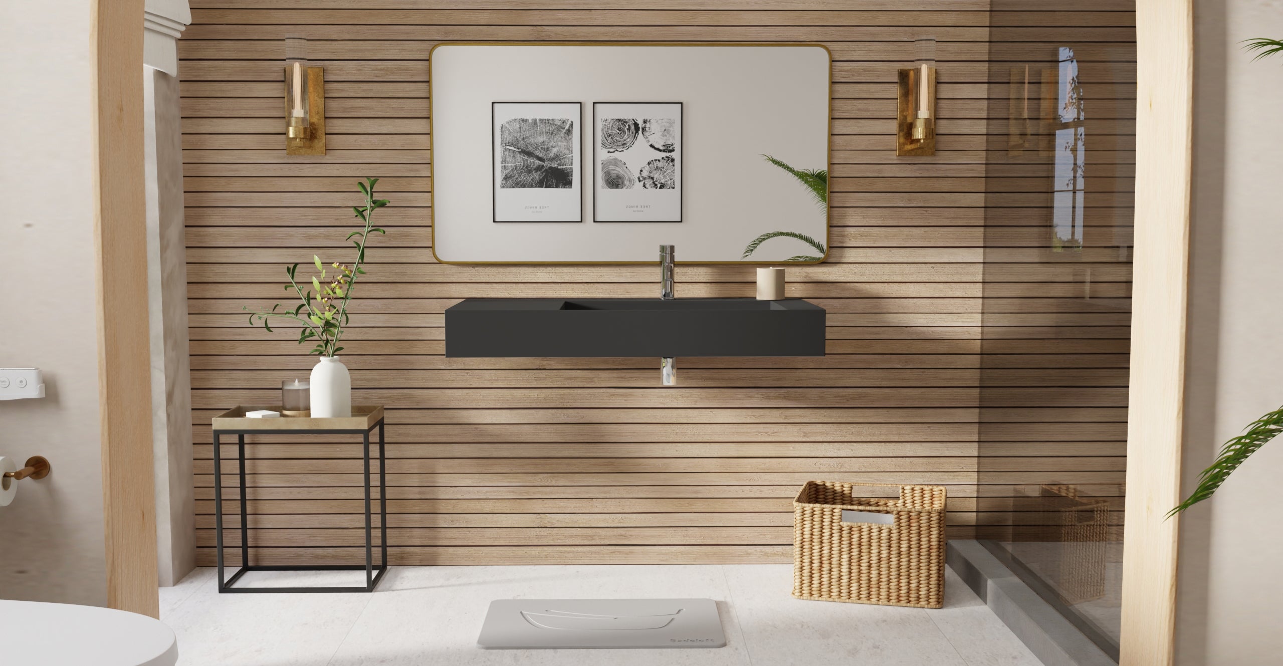 Wall Mounted Sink WT-04-B-BLK