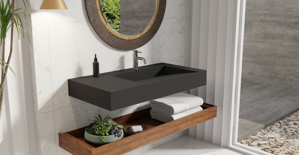 Wall Mounted Sink WT-04-B-BLK