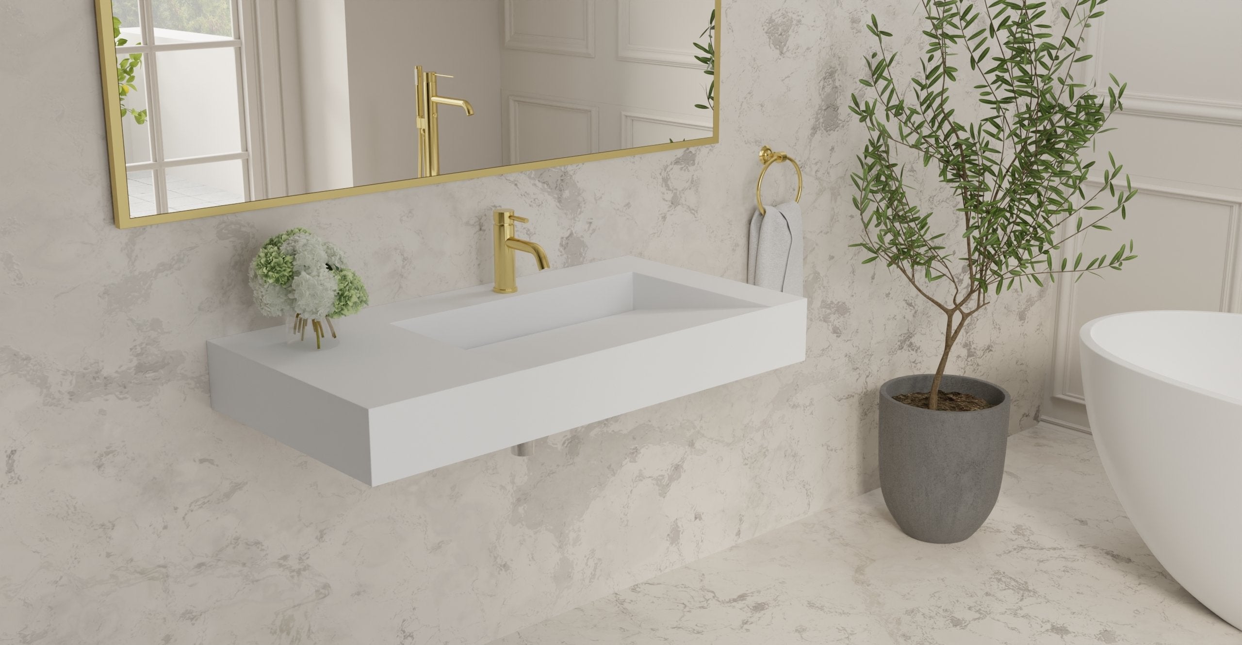 Wall Mounted Sink WT-04-B