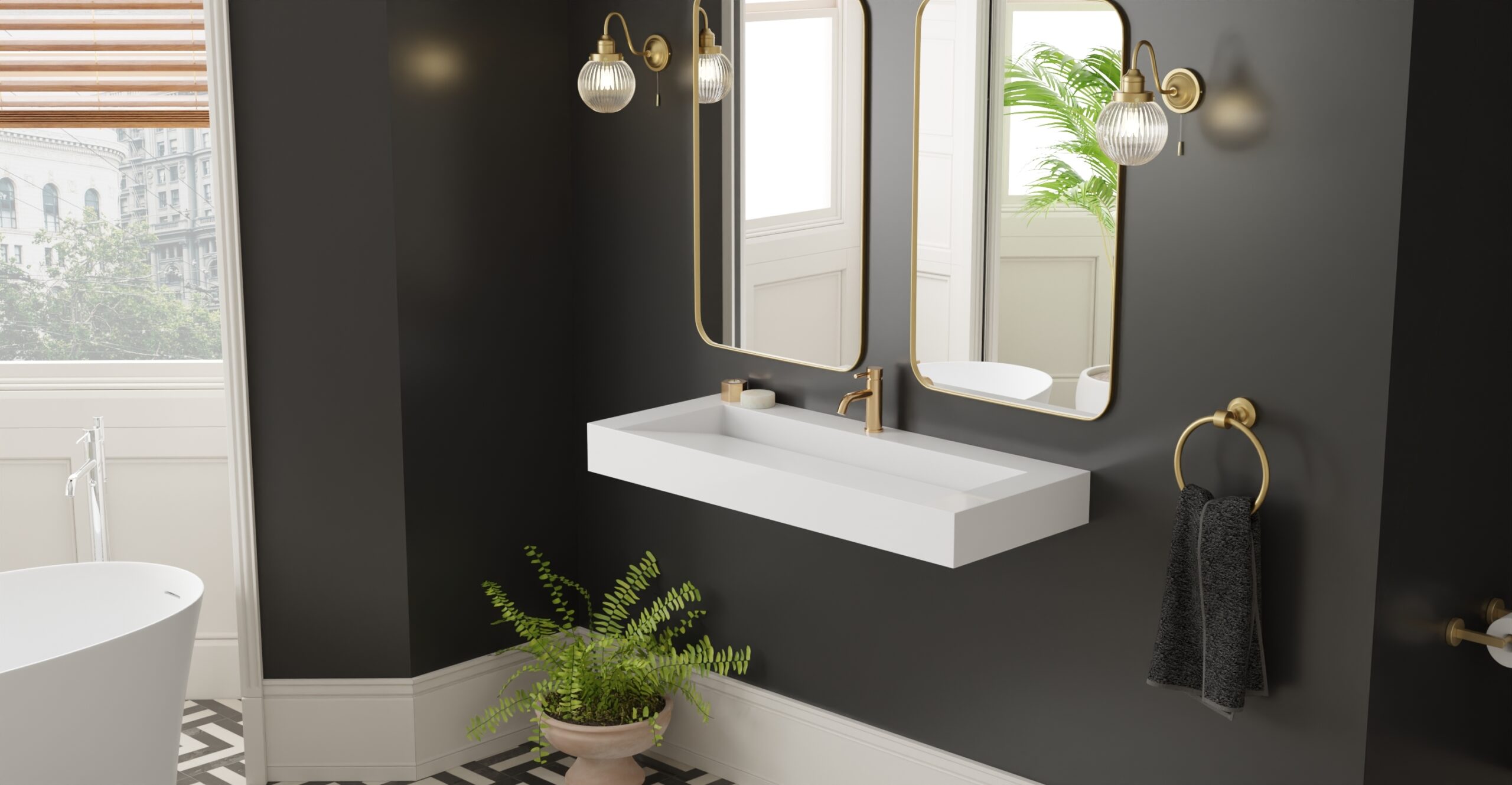 Wall Mounted Sink WT-04-C