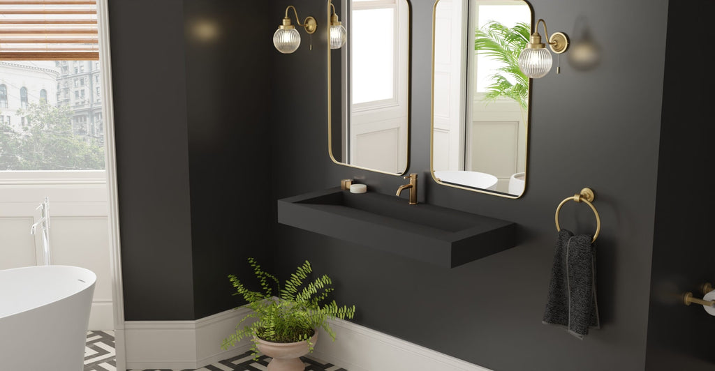 Wall Mounted Sink WT-04-C-BLK