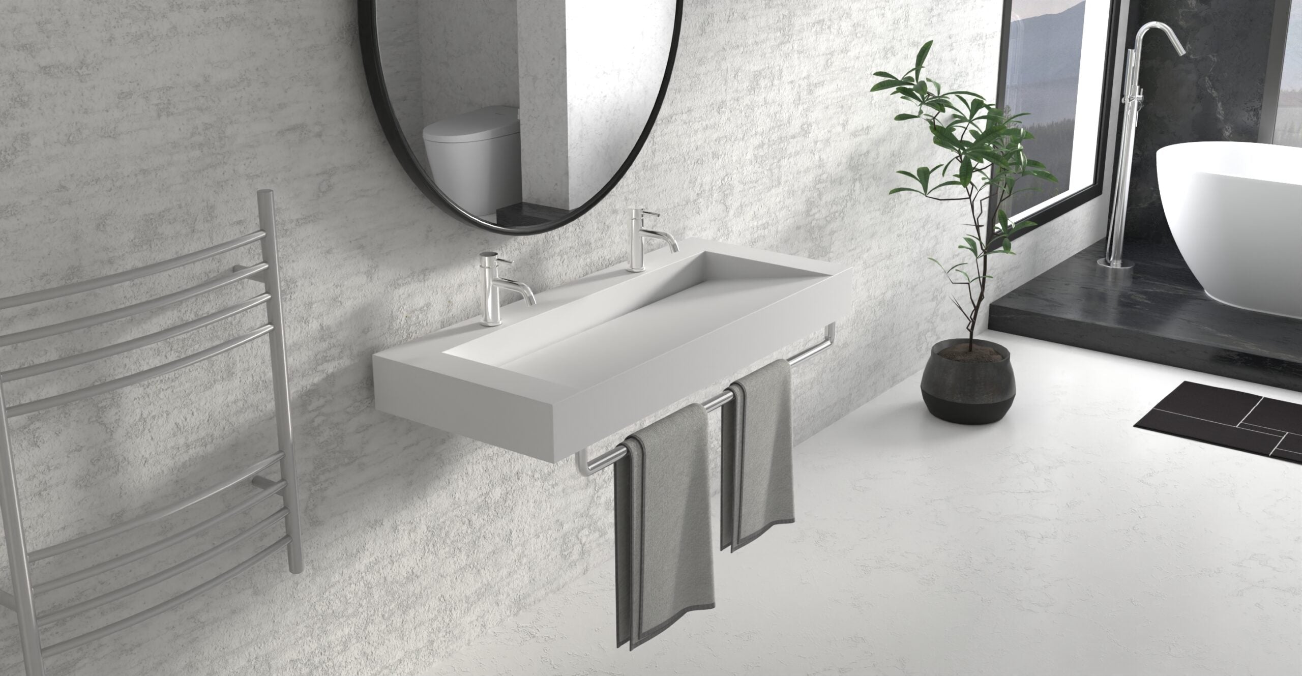 Wall Mounted Sink WT-04-C