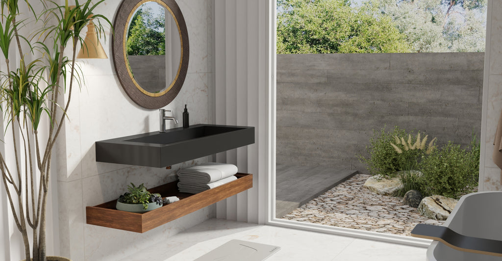 Wall Mounted Sink WT-04-C-BLK