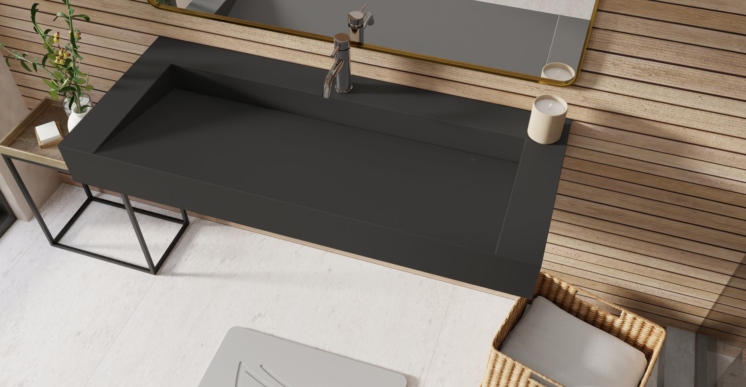 Wall Mounted Sink WT-04-C-BLK