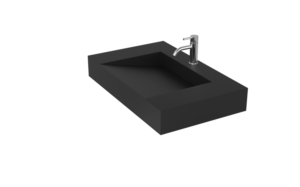 Wall Mounted Sink WT-04-D-BLK