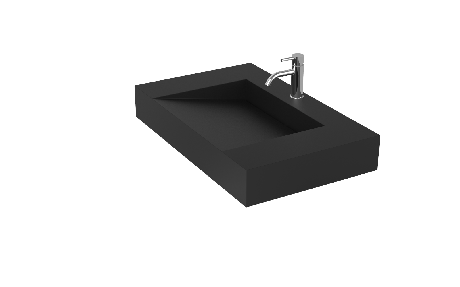 Wall Mounted Sink WT-04-D-BLK