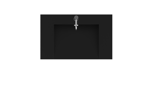 Wall Mounted Sink WT-04-D-BLK