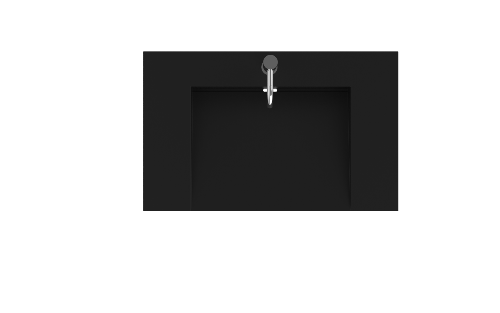 Wall Mounted Sink WT-04-D-BLK