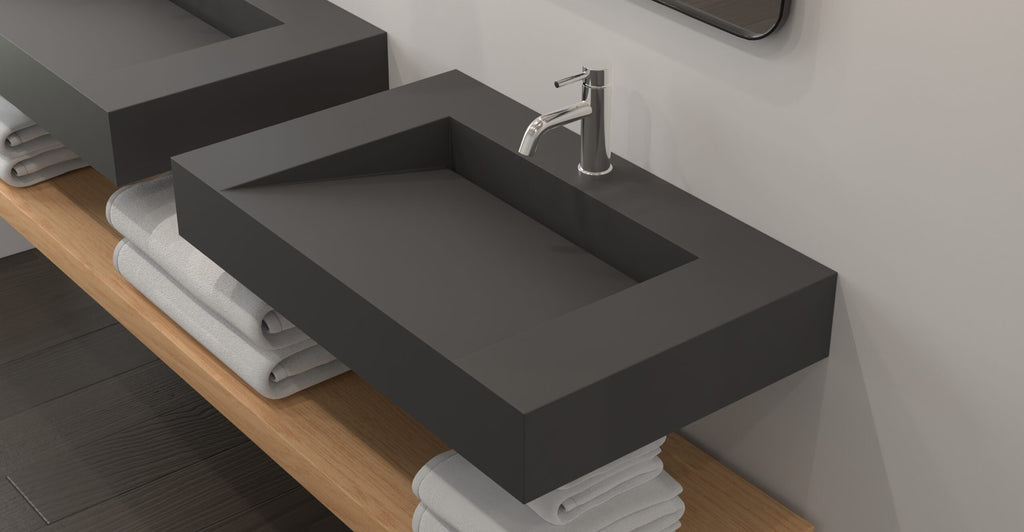 Wall Mounted Sink WT-04-D-BLK