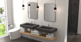 Wall Mounted Sink WT-04-D-BLK