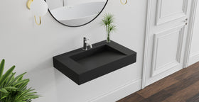 Wall Mounted Sink WT-04-D-BLK