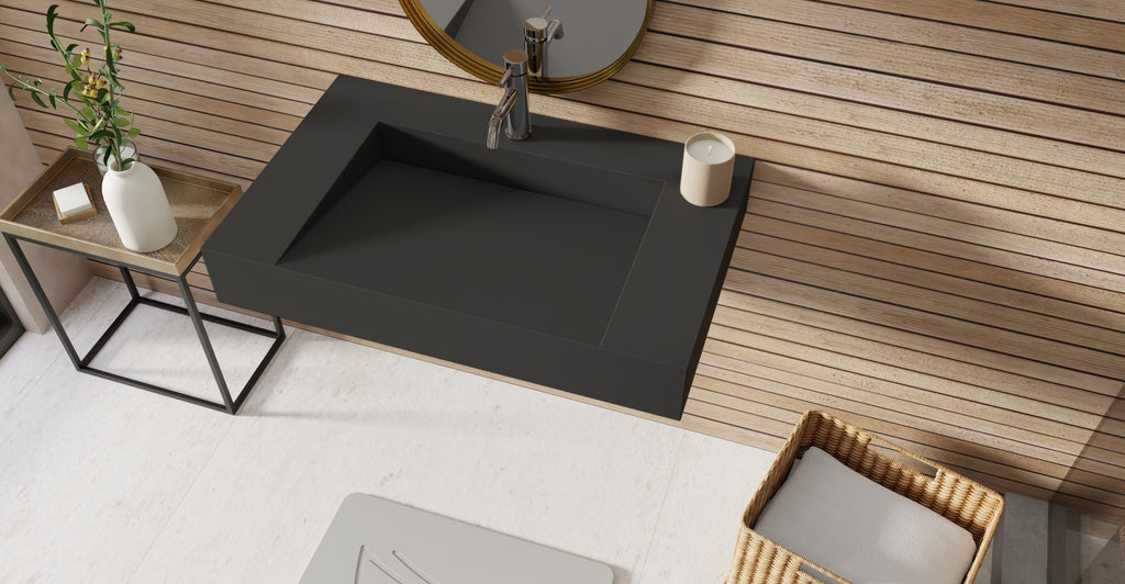 Wall Mounted Sink WT-04-D-BLK