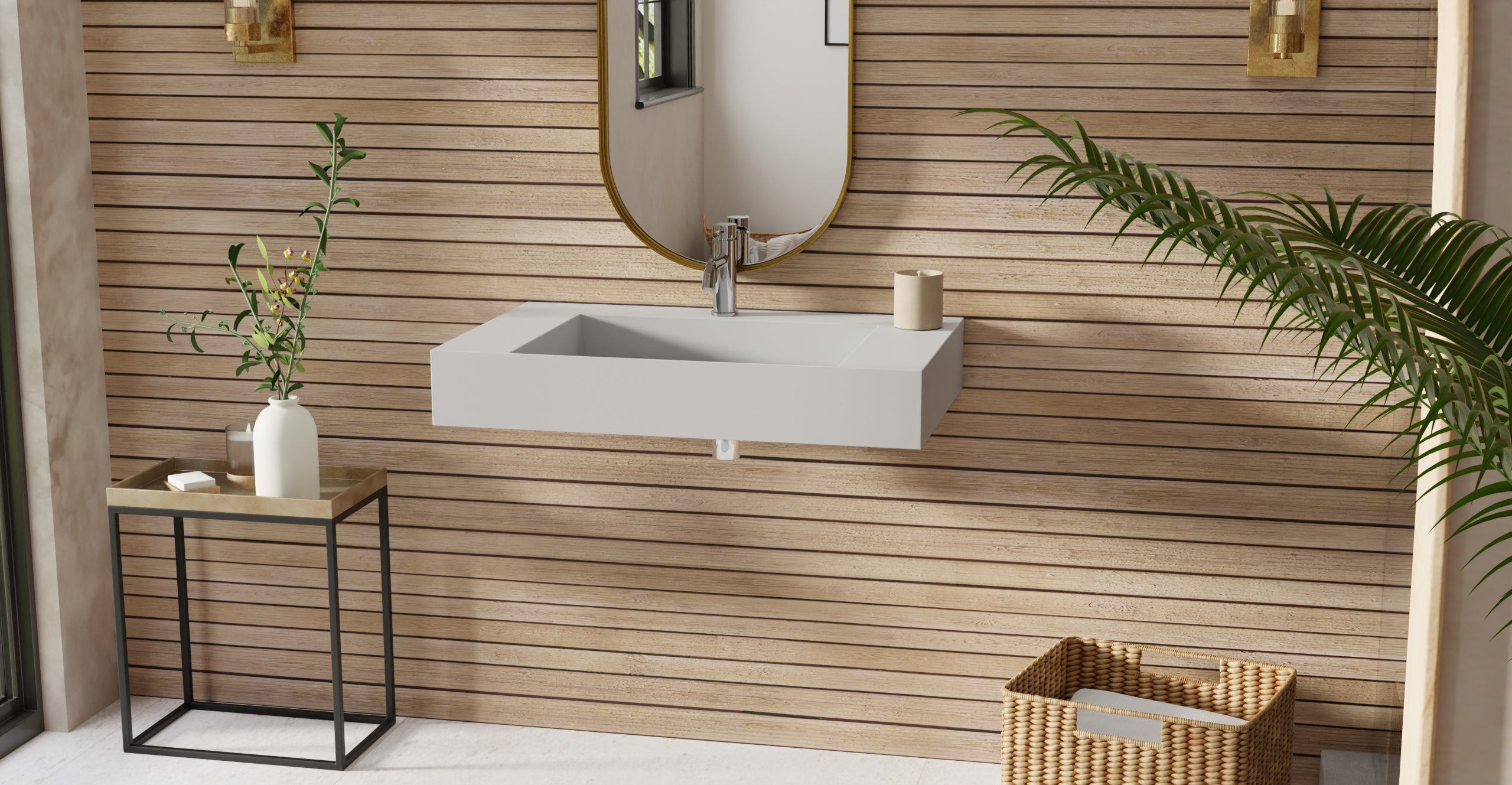Wall Mounted Sink WT-04-D-GRY