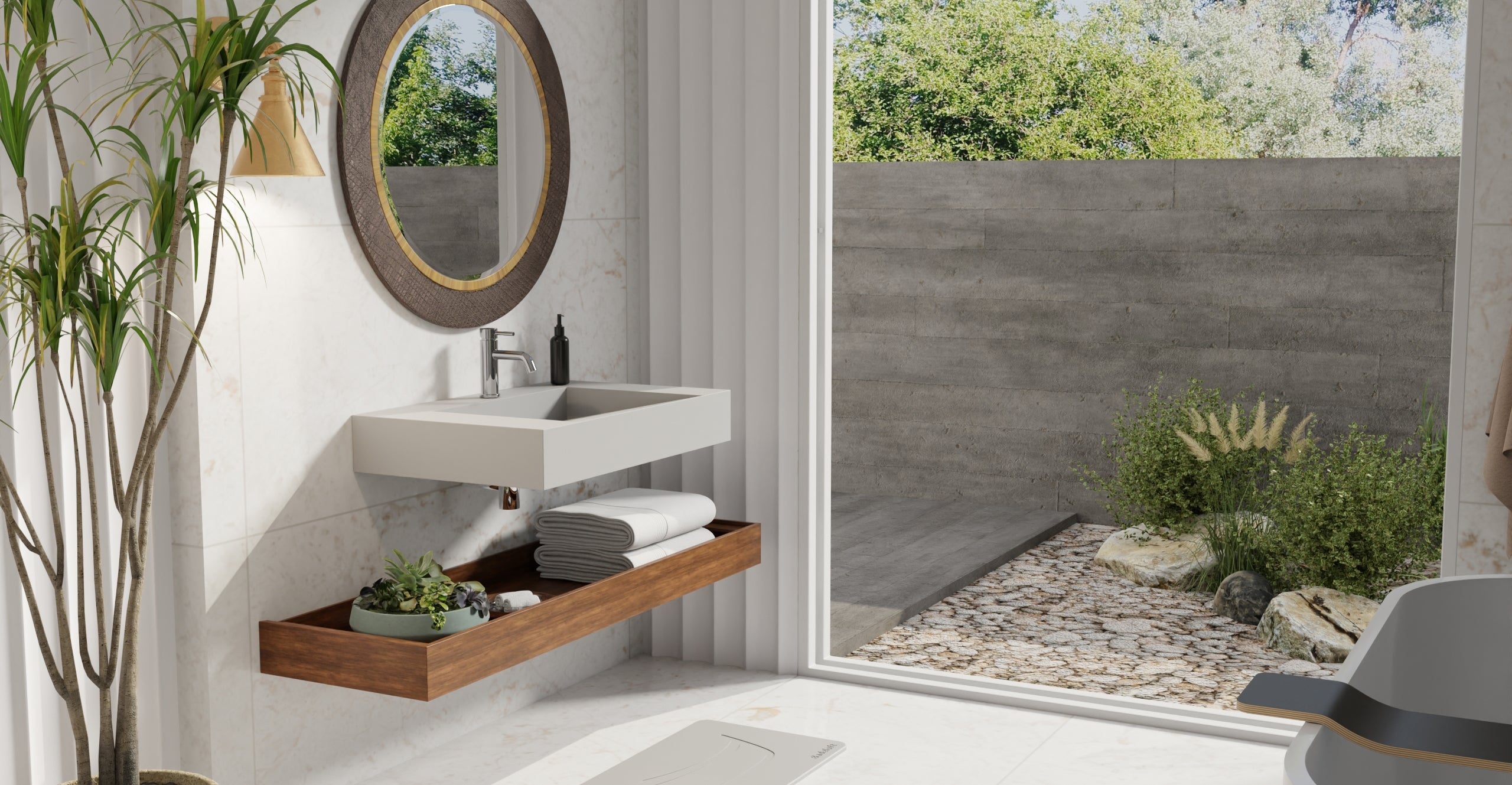 Wall Mounted Sink WT-04-D-GRY