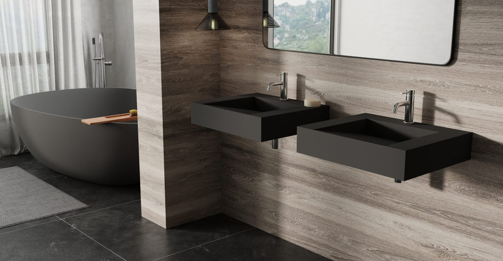 Wall Mounted Sink WT-04-E-BLK
