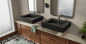 Wall Mounted Sink WT-04-E-BLK