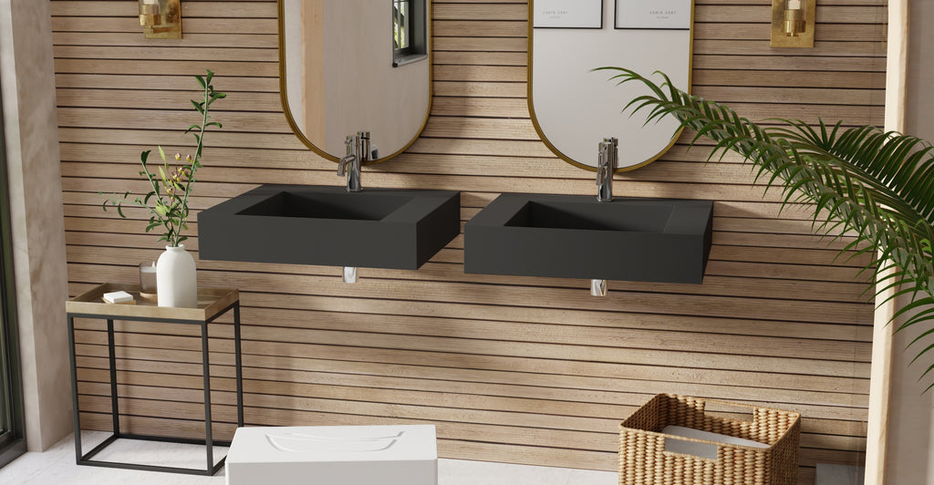 Wall Mounted Sink WT-04-E-BLK