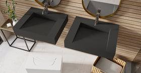 Wall Mounted Sink WT-04-E-BLK