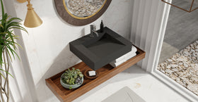 Wall Mounted Sink WT-04-E-BLK