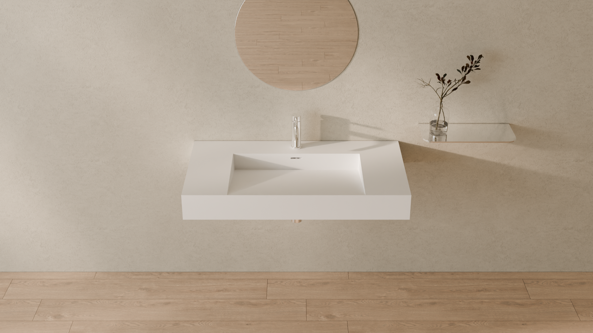 Badeloft render 2026 | WT-04-G | White | Sink_Matte_White__Camera_Angle_3.png