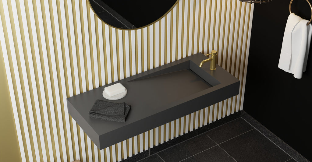 Wall Mounted Sink WT-05-B-BLK