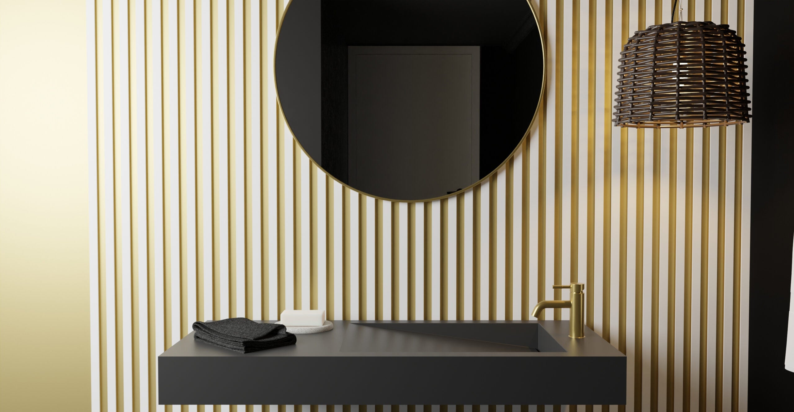 Wall Mounted Sink WT-05-B-BLK