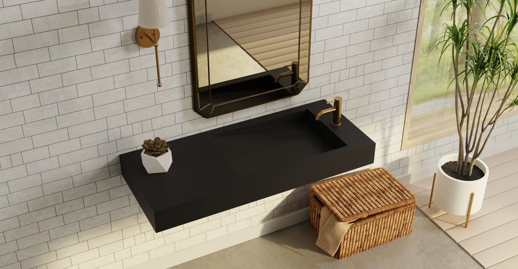 Wall Mounted Sink WT-05-B-BLK