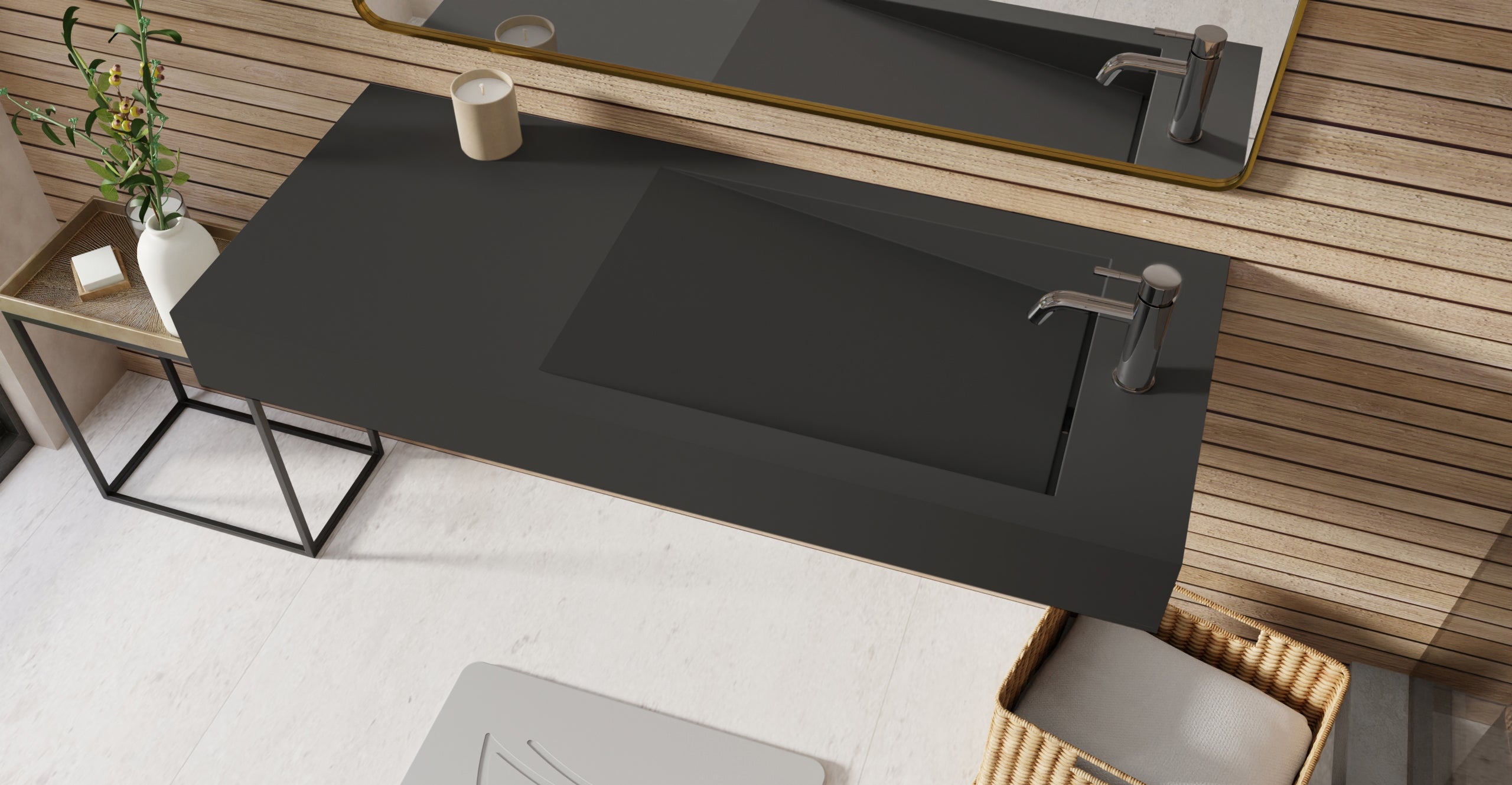 Wall Mounted Sink WT-05-B-BLK