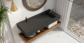 Wall Mounted Sink WT-05-B-BLK