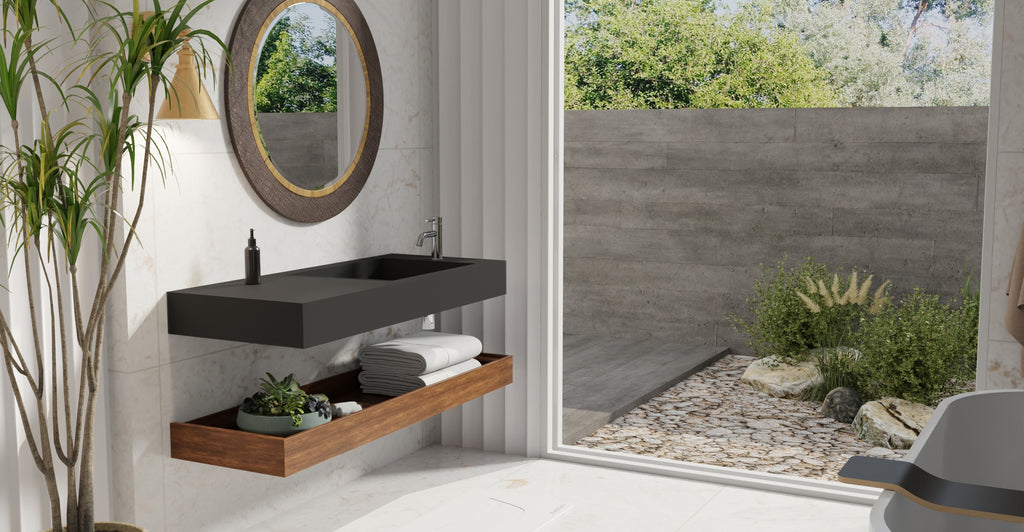 Wall Mounted Sink WT-05-B-BLK