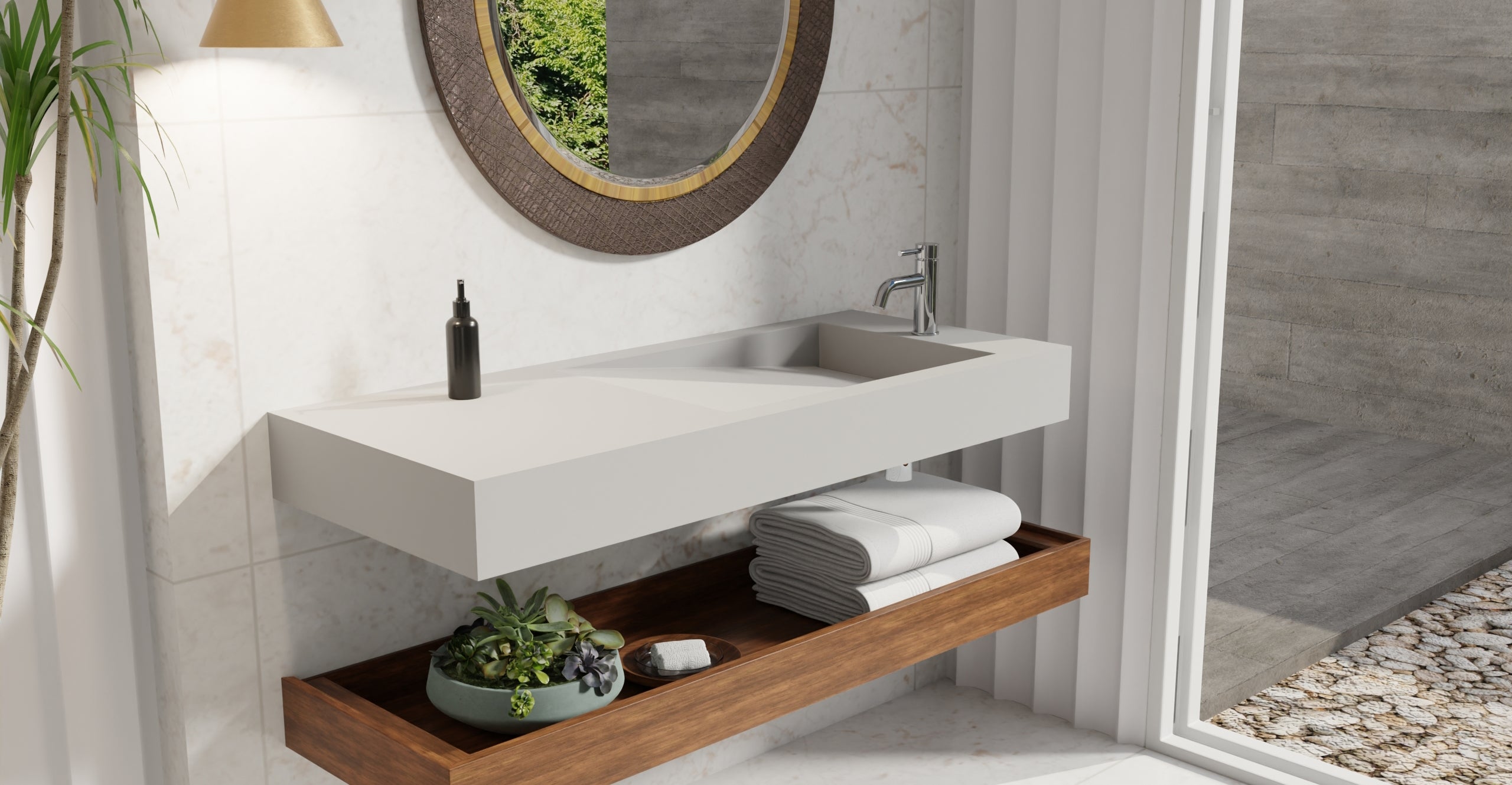 Wall Mounted Sink WT-05-B-GRY