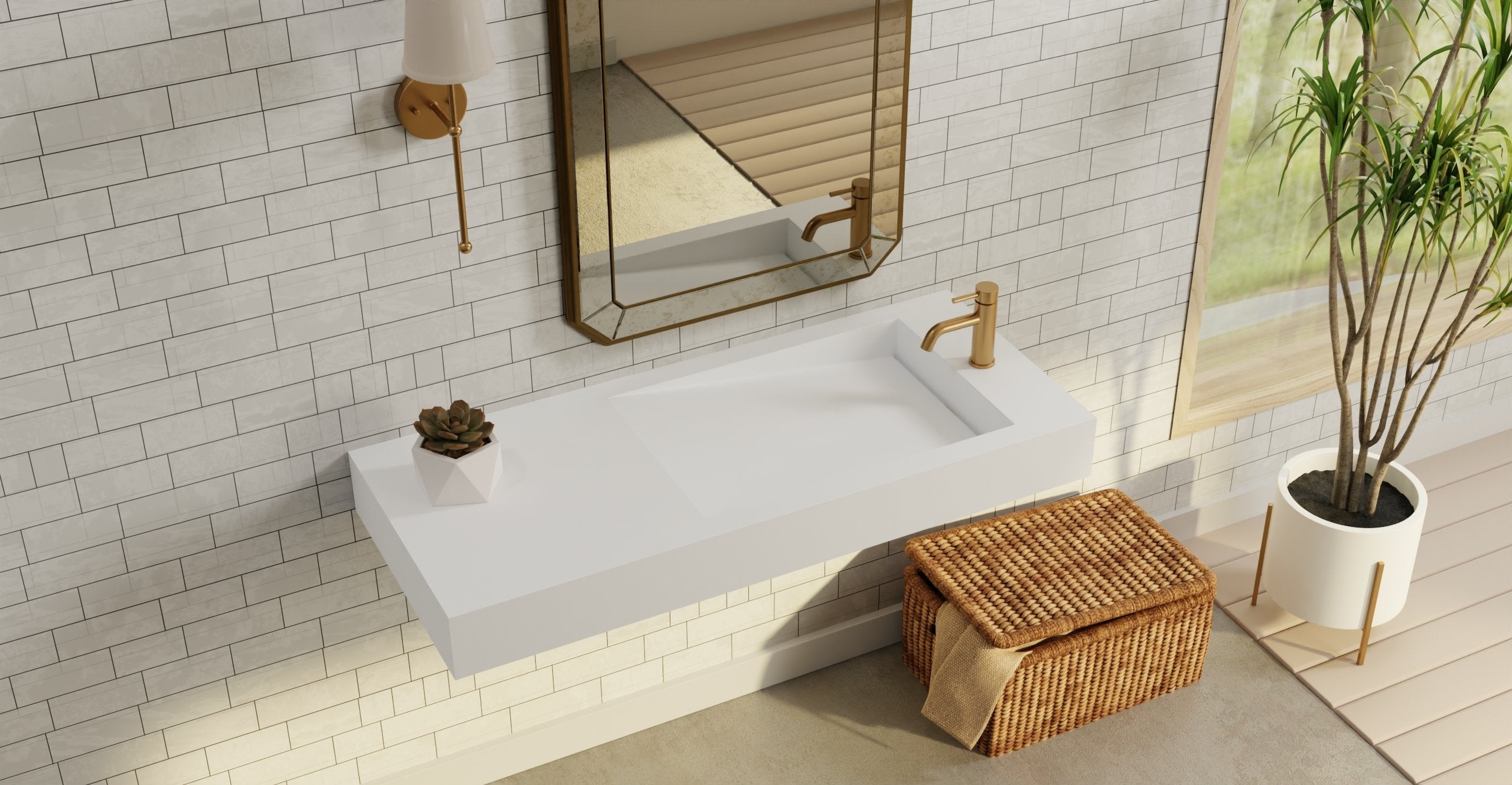 Wall Mounted Sink WT-05-B