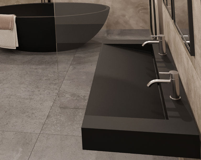 Wall Mounted Sink WT-04-C-BLK