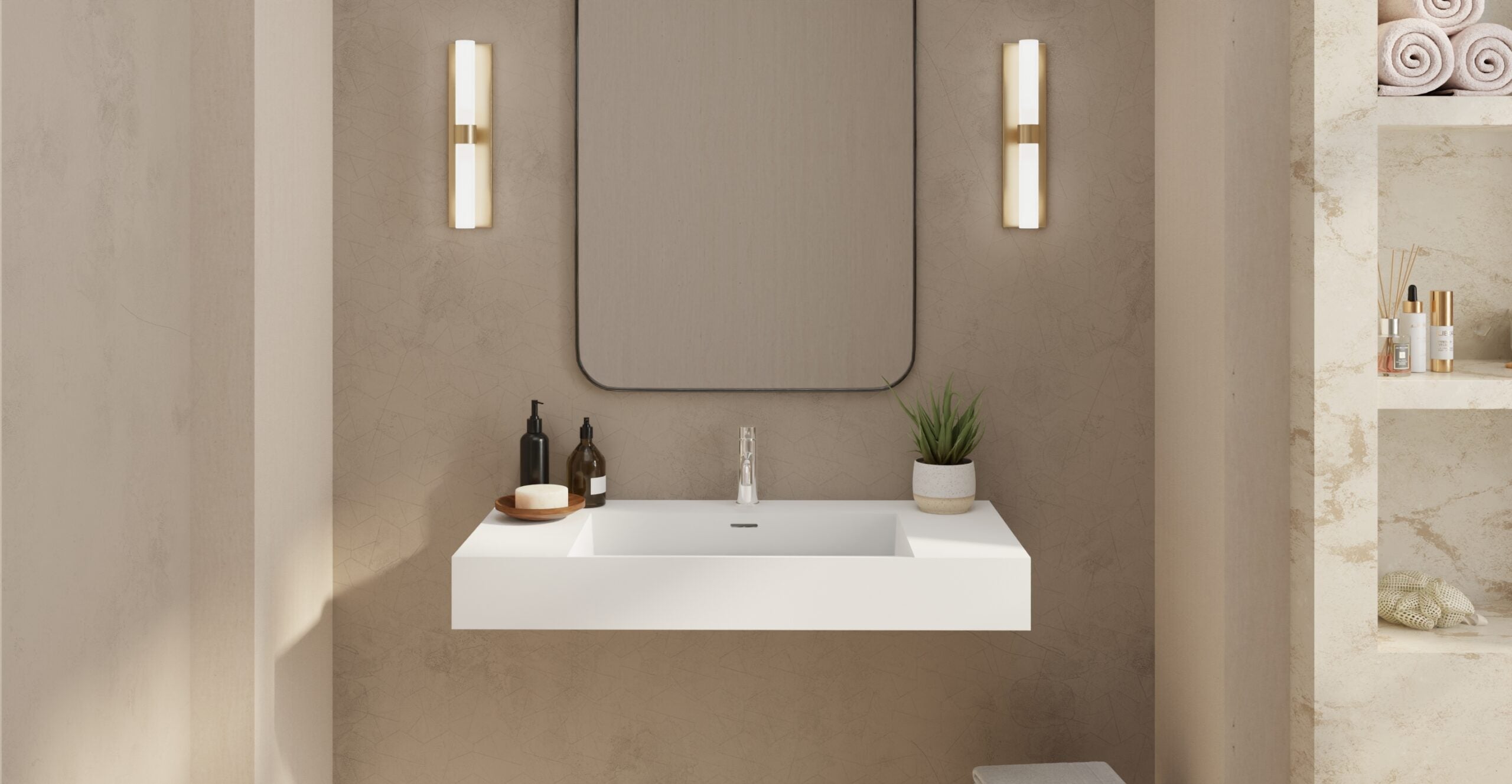 Badeloft source | wall-mounted-sink-wt-04-g | 18 | badeloft-wt-04-g-wall-mounted-sink-white-matte-lifestyle-front-1-scaled.jpg