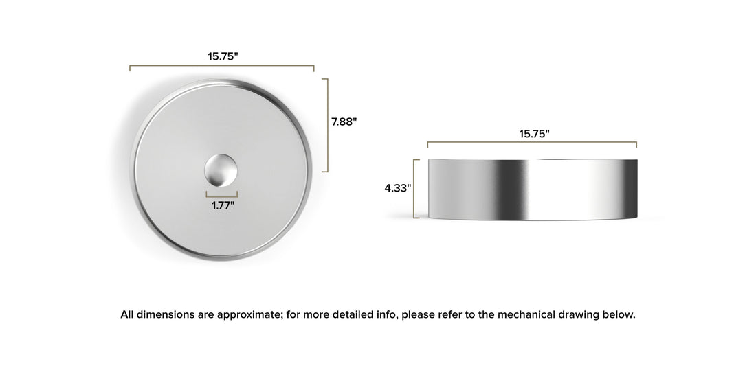 Stainless Steel Sink ES-WB-01 dimensional drawing