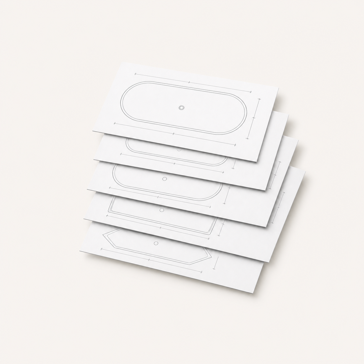 Badeloft BW-04-L 1:1 paper template reference guide