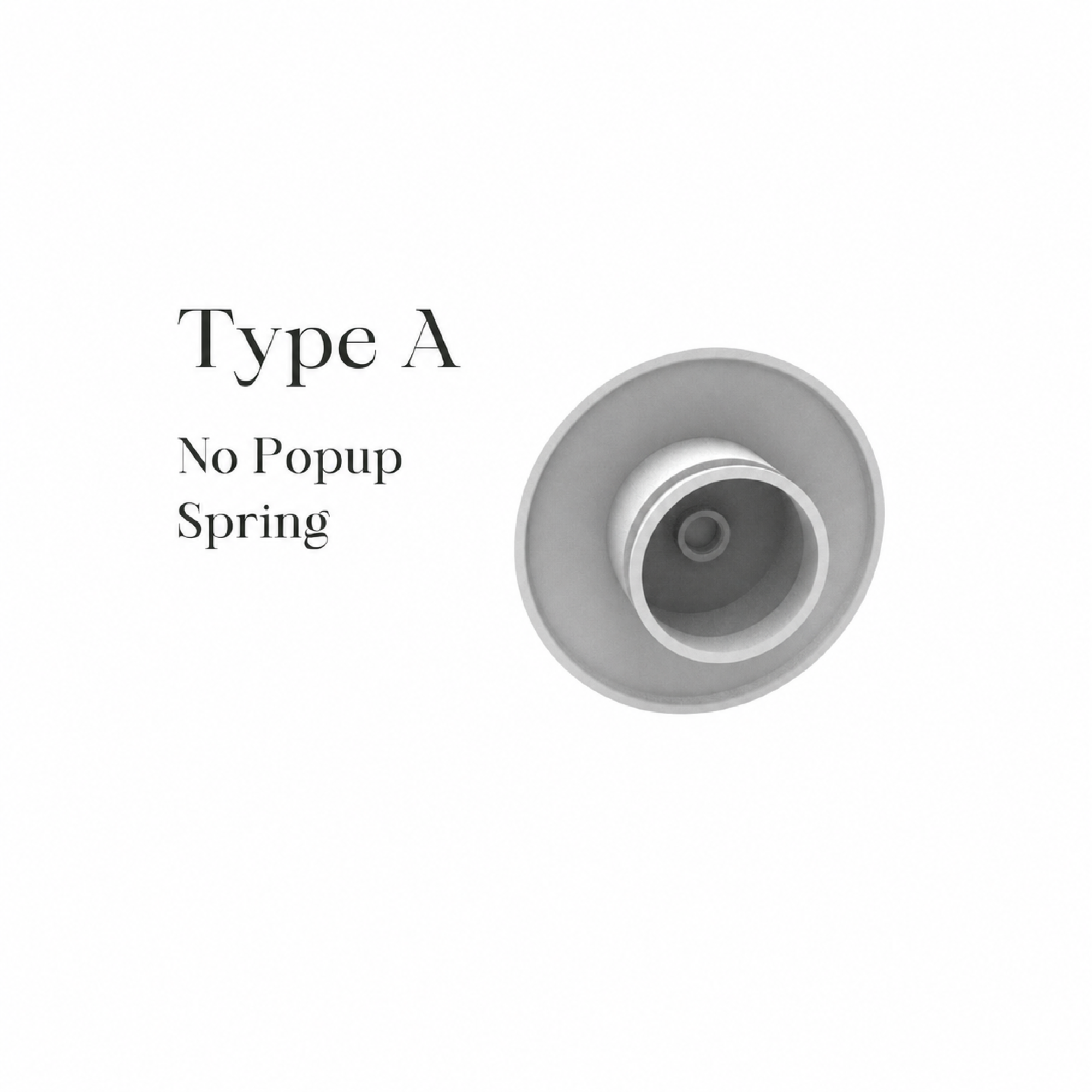 Bathtub Drain Cap Type A finish options