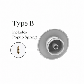 Bathtub Drain Cap Type B finish options