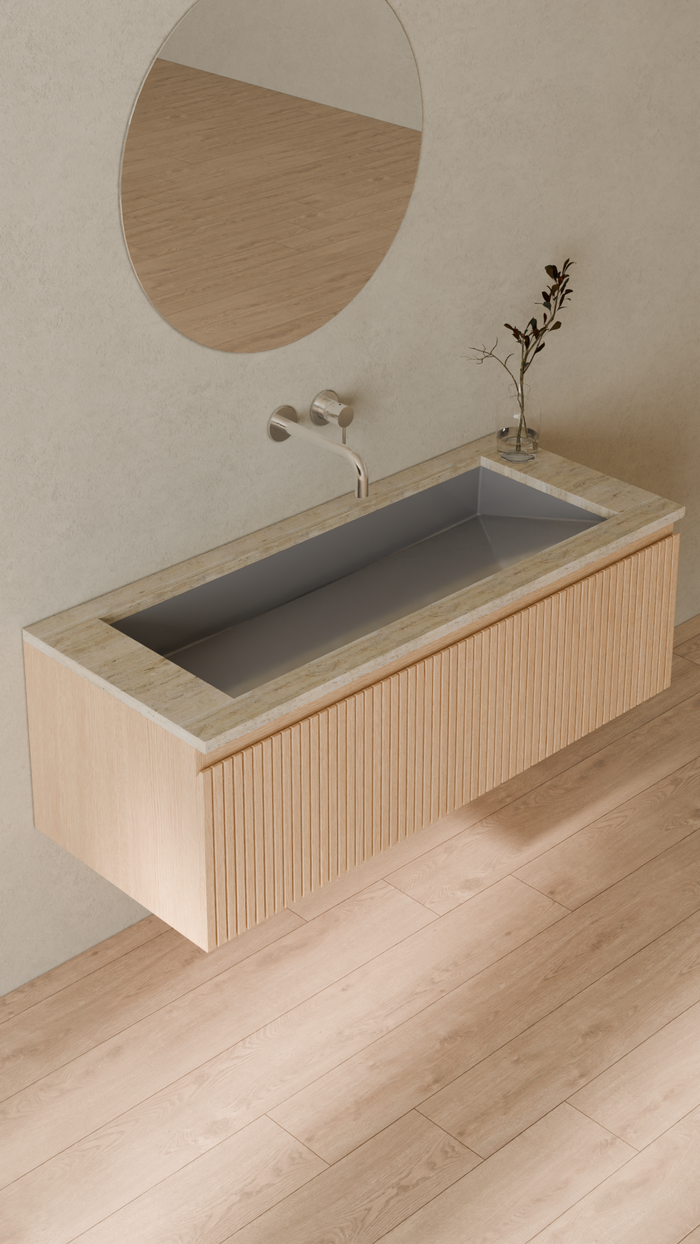 Badeloft details portrait 2026 | UB-04-40 | Grey | Sink_Glossy_Grey__Camera_Angle_4.png