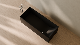 Badeloft render 2026 | BW-06-XL | Black | Matte | angle 2 | 16x9