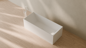 Badeloft render 2026 | BW-07 | White | Matte | angle 2 | 16x9