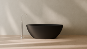 Badeloft render 2026 | BW-05-L | Black | Matte | angle 1 | 16x9
