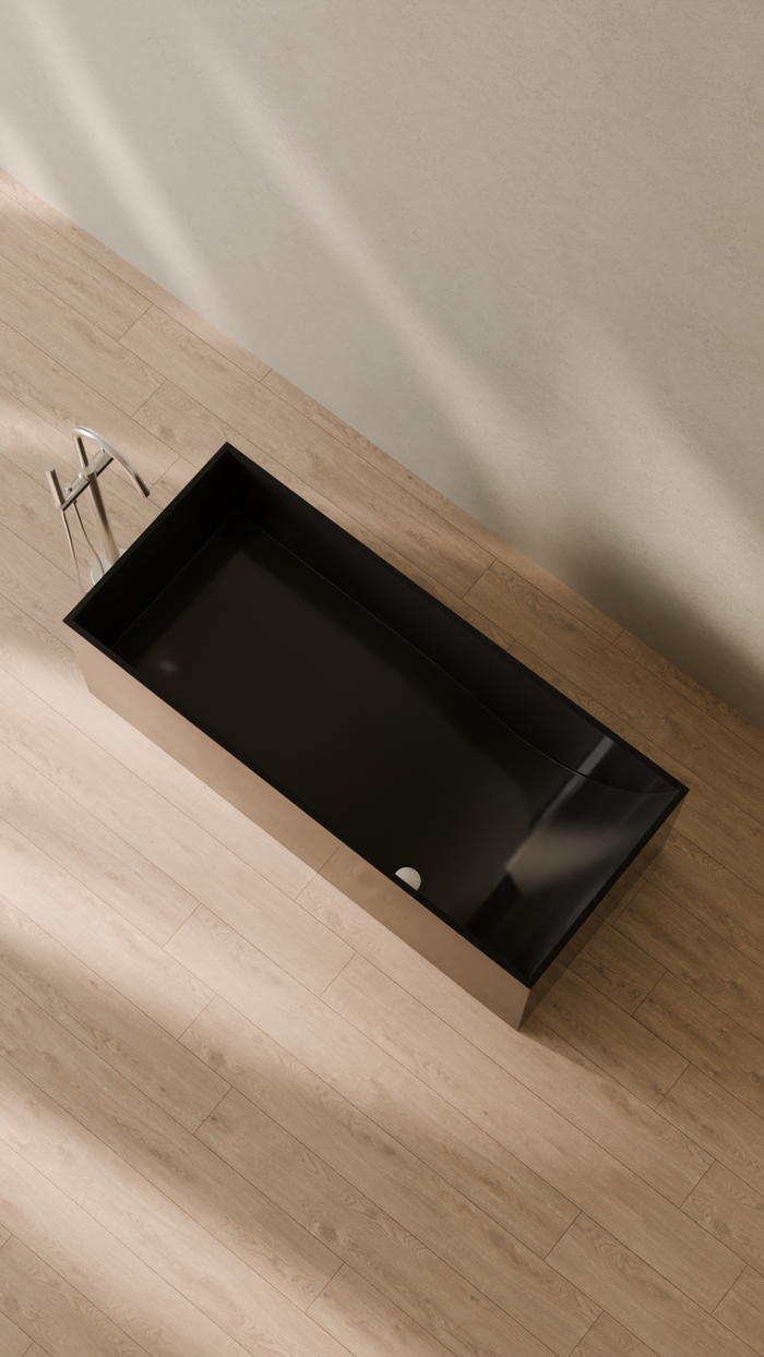 Badeloft details portrait 2026 | BW-06-L | Black | Bathtub_Glossy_Black__Camera_Angle_2.png