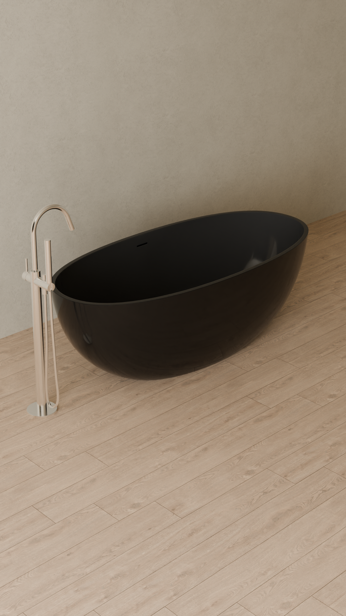 Badeloft details portrait 2026 | BW-10-L | Black | Bathtub_Glossy_Black__Camera_Angle_4.png