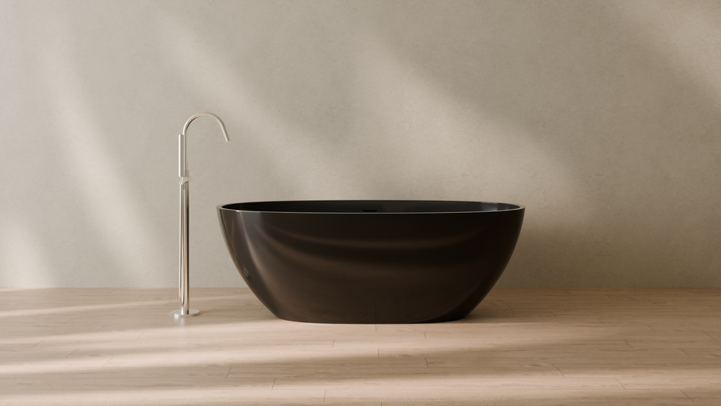 Badeloft render 2026 | BW-10-M | Black | Glossy | angle 1 | 16x9