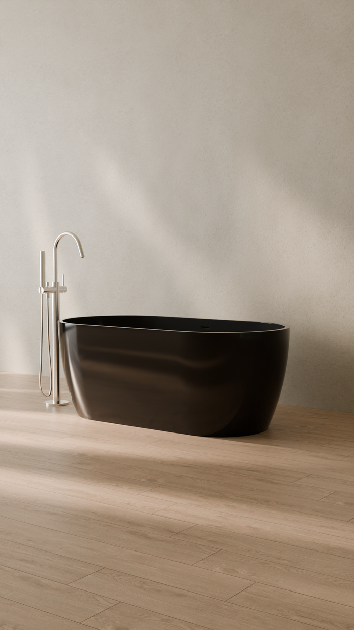 Badeloft details portrait 2026 | BW-02-S | Black | Bathtub_Glossy_Black__Camera_Angle_3.png