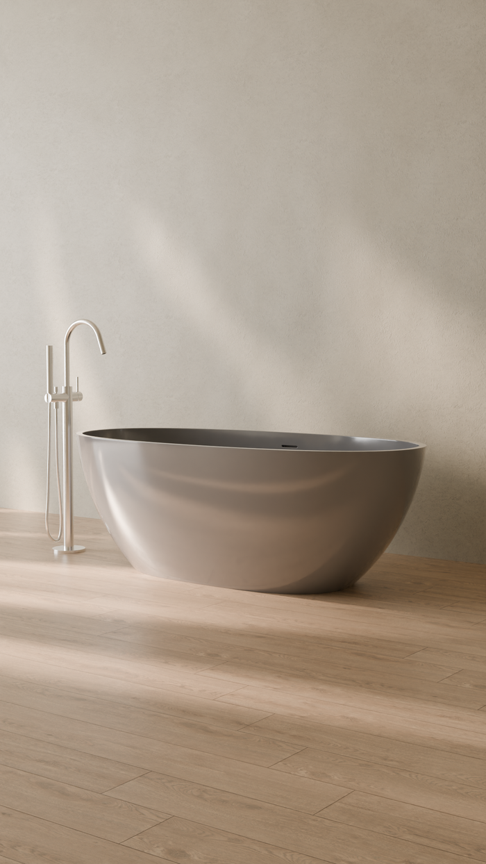 Badeloft details portrait 2026 | BW-10-M | Grey | Bathtub_Glossy_Grey__Camera_Angle_3.png